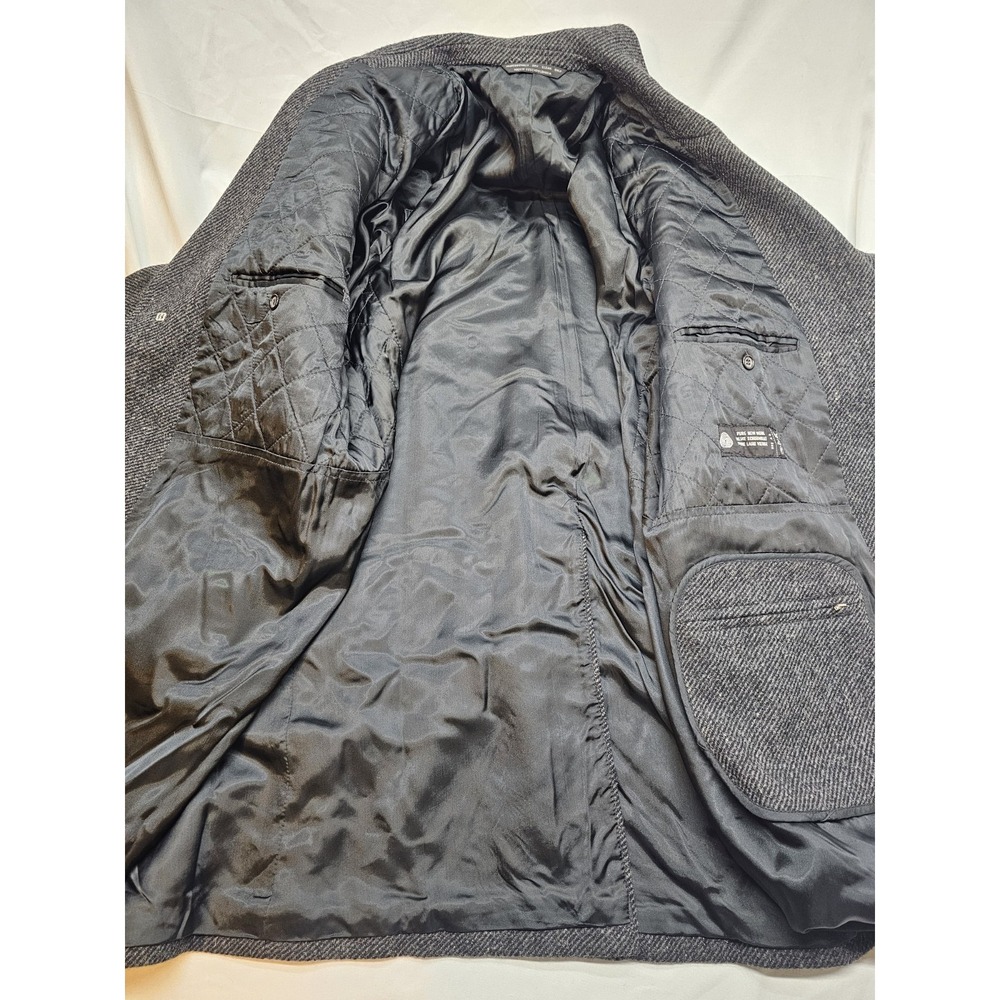 Vintage 100% Virgin Wool Unbranded Czechoslovakian Mens Mid-Length Coat - Picture 4 of 8